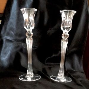 Marquis by Waterford, Lead Crystal Candlesticks